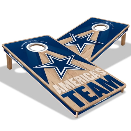 YouTheFan NFL Dallas Cowboys 2X4 Slogan Series Cornhole NO BAGS