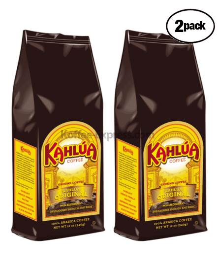 (2 Pack) Kahlúa Original Ground Coffee, Medium Roast, 12 Oz