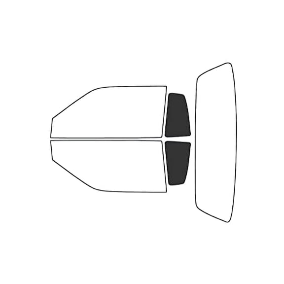 Rvinyl Window Tint Kit Compatible with Buick Riviera 1990-1993 - Back Precut Kit - 20%