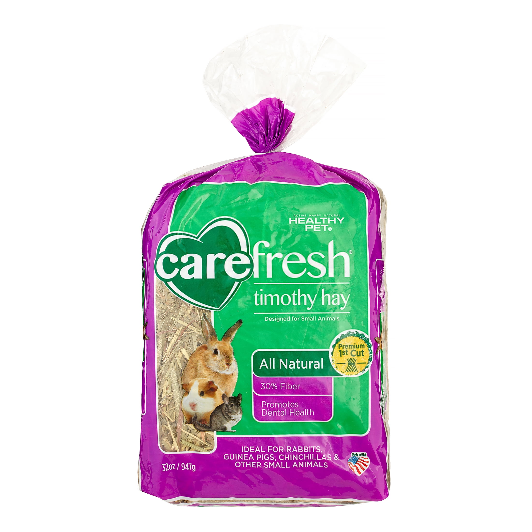 CareFresh Timothy Hay Small Animal Food, 32 Oz