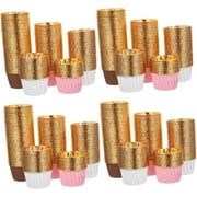 600 Pcs Cake Cup Wedding Wrapping Paper Cheesecake Cups Mini Muffin Disposable Cake Cup Large Muffin Pan Muffin Baking Wrappers Cupcake Holder Cupcake Baking Liners Muffin Liners