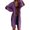 Purple, variant on Vedolay Fall Sweaters for Women Open Front Basic Classic Casual Soft Knitted Shrug with Pocket Purple,2XL