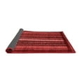 thumbnail image 2 of Ahgly Company Indoor Square Abstract Red Modern Area Rugs, 5' Square, 2 of 4