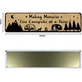 thumbnail image 2 of Funny Making Memories One Campsite at a Time Metal Tin Sign Wall Decor Farmhouse Rustic Camp Signs for Home Garage Men Cave Yard Decor,4" by 16", 2 of 5