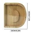 thumbnail image 3 of Hucha de madera con frontal de cristal | Hucha infantil | Alcancía transparente | Decoración para el hogar y herramienta de educación financiera | Decoración para escritorio o estantería, 3 of 6