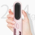 thumbnail image 4 of Minnieouse El peine de pelo liso inalámbrico portátil se despide del cabello rizado con 50 millones de iones Cuidado del cabello Rosa, 4 of 6