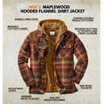 thumbnail image 2 of Legendary Whitetails Men's Maplewood Hooded Flannel Shirt Jacket, 2 of 6