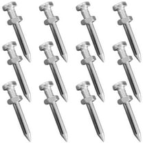 LEXSOMEO 26Pcs Lawn Aerator Spike Lawn Aerator Shoe Stake Metal Aerator Nail Lawn Aerator Tools
