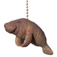 thumbnail image 1 of Tropical Manatee Sea Cow TiKi Ceiling Fan Light Pull Chain, 1 of 2