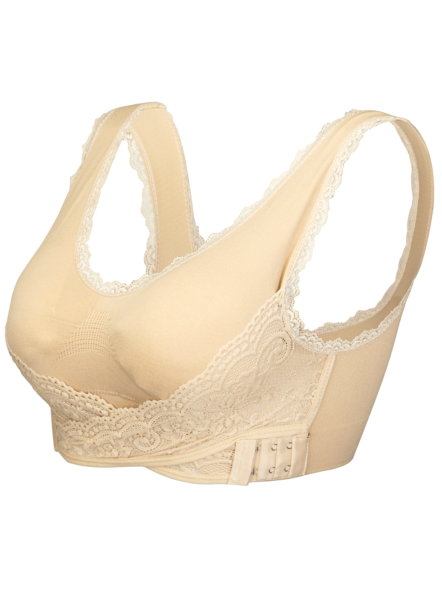 LELINTA Women's Seamless Cross Front Side Buckle Lace Sports Bras