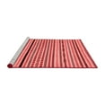 thumbnail image 2 of Ahgly Company Machine Washable Indoor Square Abstract Red Modern Area Rugs, 3' Square, 2 of 4