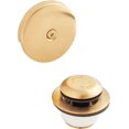 thumbnail image 4 of Signature Hardware 948039 Alcove Tub Pop-Up Drain & Overflow Cover - Nickel, 4 of 7