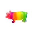 thumbnail image 5 of 8" Snorting Rainbow Colored Rubber Pigs (3 Pack) Squeezable Noisemakers Great Game Prize for Carnivals and Party Toy, 5 of 7