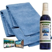 GW Deluxe Magic Screen Cleaner Kit for Smart TV, Phone, Tablet, Laptop with 2 Premium Microfiber Cloths and Large Spray Bottle