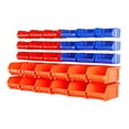 thumbnail image 1 of jifeng 30 Pieces Wall Mounted Storage Bins Parts Rack ,Tool Organizer Rack ,Small Parts Organizer for Shop and Garage ,Storage Tools, 1 of 8