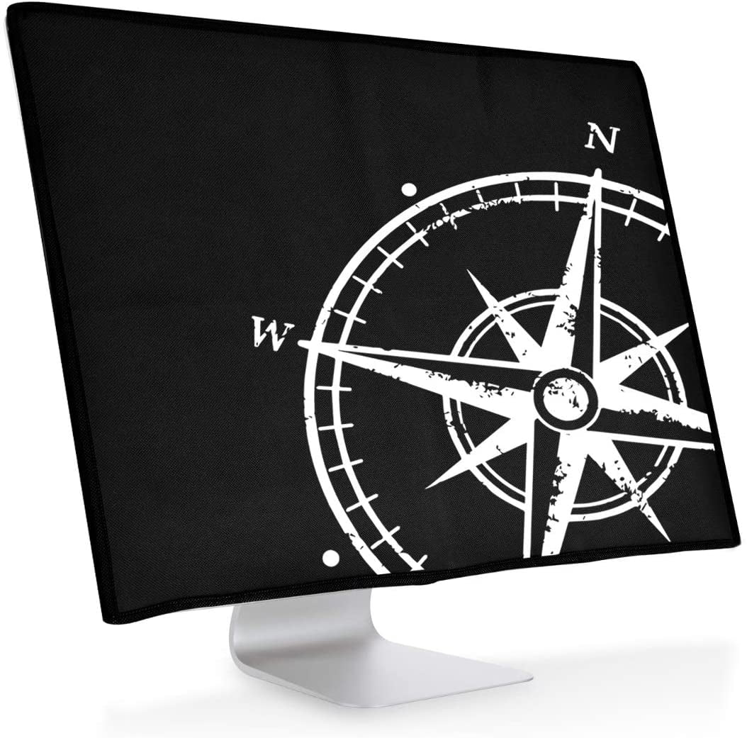 Black kwmobile Monitor Cover Compatible with Apple iMac 24 Monitor Cover Dust PC Screen Protector 