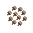 thumbnail image 3 of tamizeot 10 Pcs Vis de Queue de Billard Réparation Queue de Billard Durable Piscine 11MM sur Pointes Marron 11MM, 3 of 5