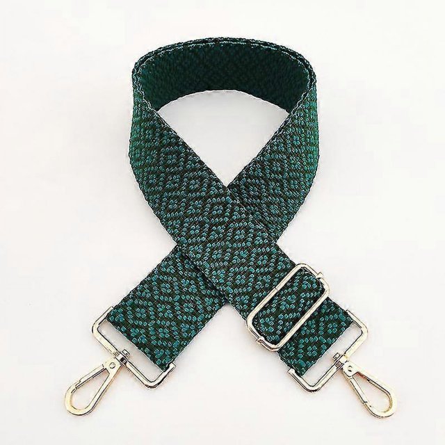 Correa ajustable para bolso, correa para el hombro, ancha, azul verde