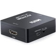 thumbnail image 2 of Hweilai Mini AV RCA CVBS to HDMI Audio Video Converter Adapter Support 720 1080P for Camera, Xbox 360, PS1, PS2, WII, N64, Gamecube, Snes, NES, PSP, DVD Player, VHS, 2 of 5