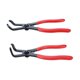 thumbnail image 5 of Juego de 2 Alicates para Quitar Pasadores de Empuje Strade Fareast Limited Acero Alto Contenido de Carbono Rojo, 5 of 8