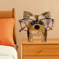 thumbnail image 3 of Wood Creative Eyeglass Holder Cute Pet Glasses Stand Holder, Wooden Animal Spectacle Eyeglass , Cute Animal Handmade Sunglasses Display Rack for Home, Office, Desk, Nightstand, 3 of 7