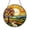 Acrylic 3.5 Inch, variant on Scenic Radiant Sunrise Stained Glass Window Art, Tranquil Nature Inspired Home Accent
