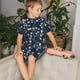 thumbnail image 4 of Balery Cherry Blossoms on Navy Background Conjunto de Pijama Infantil de Manga Corta con Estampado – Ropa de Dormir de Algodón Suave-XX-Large, 4 of 6