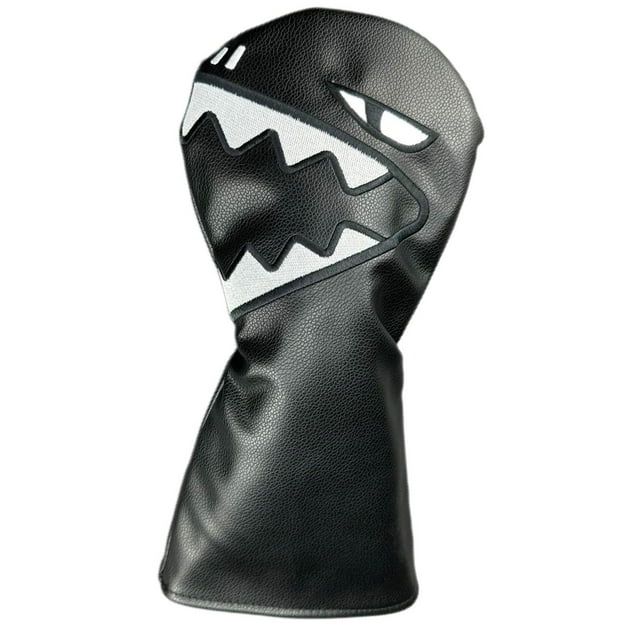 Cubierta de la cabeza del club de golf Madera de madera fácil de limpiar el manga protectora de la cubierta de la cabeza de golf de golf para putters M Black M