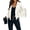 White, variant on utcoco Women's Fashion Notched Collar Open-Front Fringed Performance Moto Faux Suede Leather Crop Jacket Coat