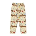 thumbnail image 5 of Naloa Dachshund Dog And Flower Print Women’s Ultra-Soft Comfy Pajama Lounge Pants with Pockets & Drawstring, 5 of 8