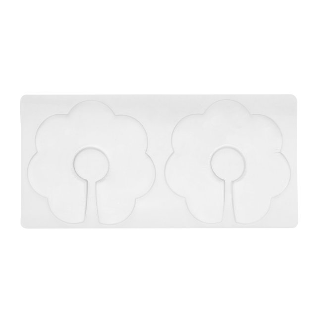 Graflsoa Silicone Nipple Covers (2-Pack) - Flower & Round Shapes, Transparent, All Skin Types, Lightweight & Reusable