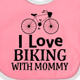 thumbnail image 4 of Inktastic Biking with Mommy Bicycle Boys or Girls Baby Bib, 4 of 4