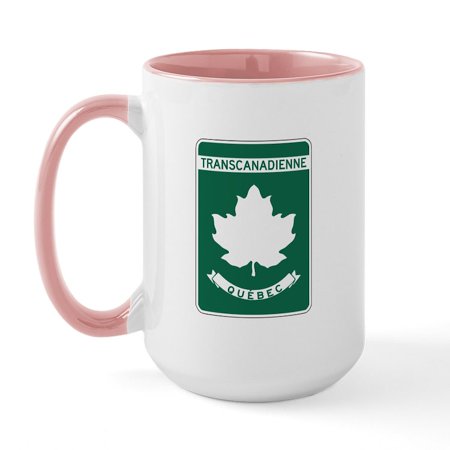 

CafePress - Trans Canada Highway Quebec Large Mug - 15 oz Ceramic Large Mug