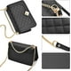 thumbnail image 5 of Bolsos cruzados para mujer, bolsos pequeños, bolso de hombro de cuero Pu, bolso de noche, bolsos acolchados con correa de cadena, 5 of 5