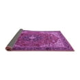 thumbnail image 2 of Ahgly Company Indoor Square Medallion Purple Traditional Area Rugs, 5' Square, 2 of 4