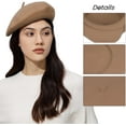 thumbnail image 2 of YooGuoGuo Classic Wool Beret Hats for Women Man Painter hat French Beret for Man Woman Warm Winte., 2 of 6
