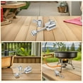 thumbnail image 3 of TABLZONE 2Pcs Grill Spit Rod Balance Counter Weight in Stainless Steel for Outdoor Barbecue Use, 3 of 8