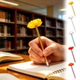thumbnail image 4 of HCBY 2 Pack Flower Shaped Ballpoint Pen, Cute Simulation Floral Pen for School Office, Creative Decorative Flower Pens for Writing Gift, 4 of 8