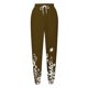 thumbnail image 5 of Puntoco Moda Casual Para Mujer Bolsillos Estampados No Posicionados Cintura Elástica Cordón Leggings Pantalones De Chándal Pantalones Marrón L, 5 of 5