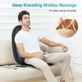thumbnail image 2 of Comfier Back Massager with heat Shiatsu Massage Seat Cushion Electric Massage Chair Pad for Home or Office Use, 2 of 5