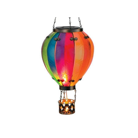 Regal Art Hot Air Balloon Light - Outdoor Solar LED Lighted Lantern  H