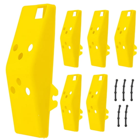 BESTSKY 5 Sets Hand Auger Blades Protector Ice Fishing Auger Cover Hand Auger Strap