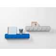 thumbnail image 3 of Room Copenhagen, Lego Book Rack - Decorative Floating Shelf Storage - Grey, 3 of 3