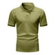 thumbnail image 3 of pstuiky camisetas para hombre, Camiseta de manga corta con cuello redondo para hombre, transpirable, informal, de manga corta, con bloques de color y cuello jardín. ropa de hombre l, 3 of 3