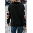 thumbnail image 3 of Ushdele Glam Game-Day Essential: Sequin Rugby Patch Zip-Up Hoodie - Sizes S to XL!, 3 of 6
