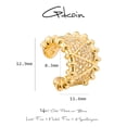 thumbnail image 2 of GDCOIN Ear Cuff Earrings 14K Gold Plated Minimalist Everyday Jewelry for Women, 2 of 9