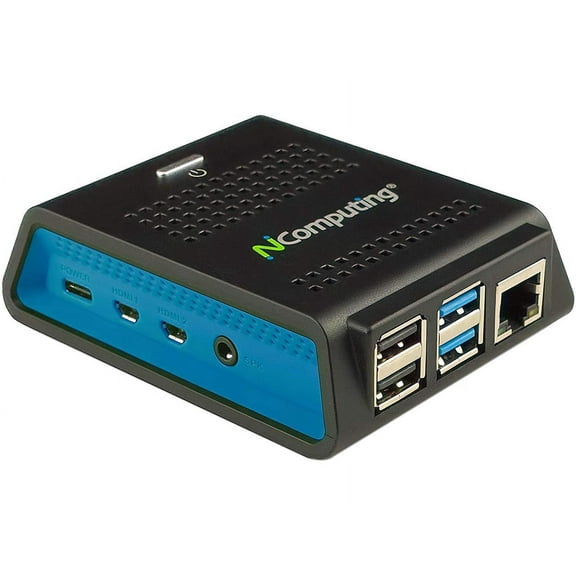 NComputing RX RX420 (RDP) Thin Client - Broadcom Cortex A72 BCM2711 Quad-core (4 Core) 1.50 GHz - 2 GB RAM - Gigabit Ethernet - IEEE 802.11b/g/n/ac - Network (RJ-45) - 4 Total USB Port(s) - 2 USB 2.0