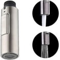thumbnail image 1 of Replacement Kitchen Faucet Ends Hand Shower Universal G1 / 2 Removable Faucet Head Stainless Steel Sus304 Brushed, Pfs200-bs, 1 of 4