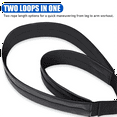 thumbnail image 6 of 2PCS Pilates Straps, Double Loop Straps for Reformer, Fitness D-Ring Loops Padded ywm58, 6 of 8