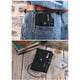 thumbnail image 3 of Cartera para hombre con cadena LIUYMXG de cuero genuino plegable con bloqueo RFID y bolsillo para monedas, 3 of 5